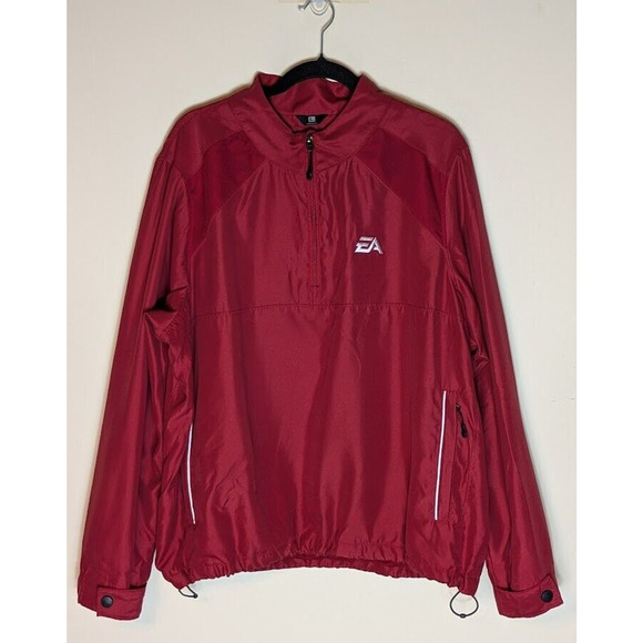 WP Golf Men's Large Weatherproof Windbreaker EA Electronic Arts Masters Utility - Picture 1 of 11